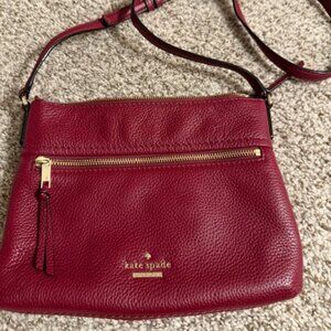 Dark Red Kate Spade Crossbody